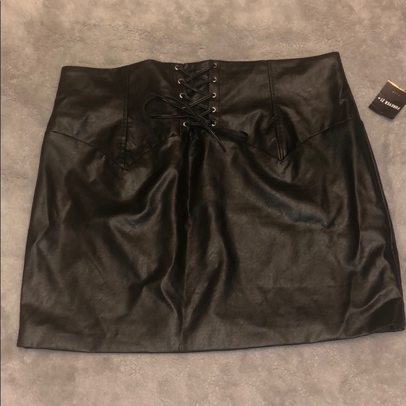 Forever 21 Dresses & Skirts - Forever 21+ Faux Leather Skirt-Offer/Bundle toSave